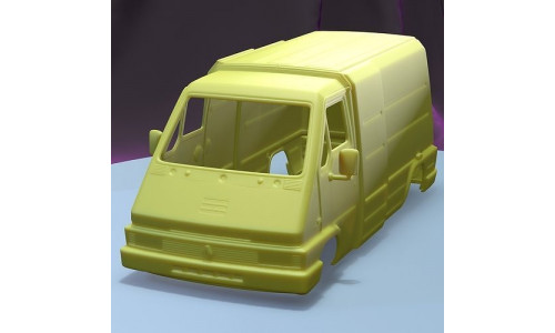 RENAULT MASTER PANEL VAN 1980 PRINTABLE CAR BODY 3D print model