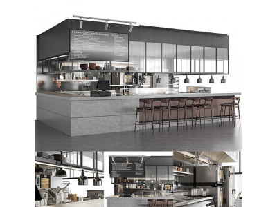 Restaurant 02 3D model