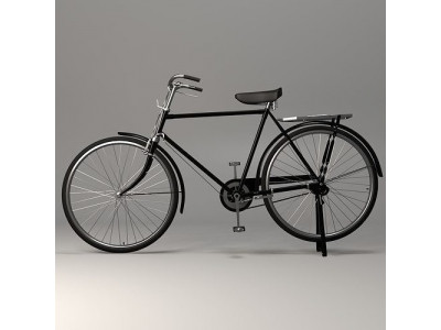 Rigged Road Runner Bicycle 3D model
