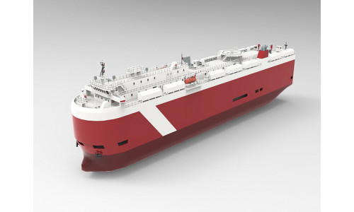 RoRo Car Carrier Low-poly Low-poly 3D model