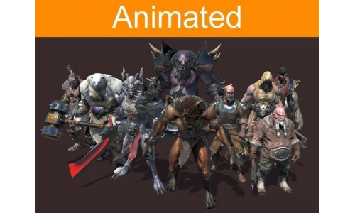 RPG Fantasy Pack Low-poly 3D model