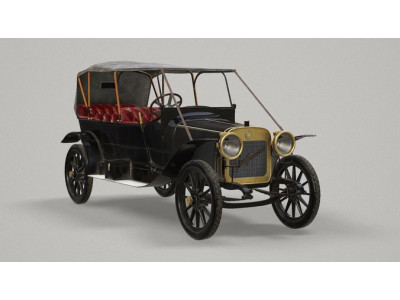 Russo-Baltique K12-20 Low-poly 3D model