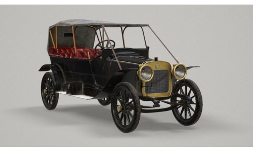 Russo-Baltique K12-20 Low-poly 3D model