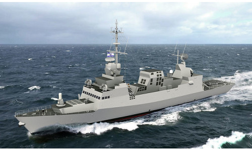 SAAR-5 ISRAELI EILAT CLASS CORVETTE 3D model