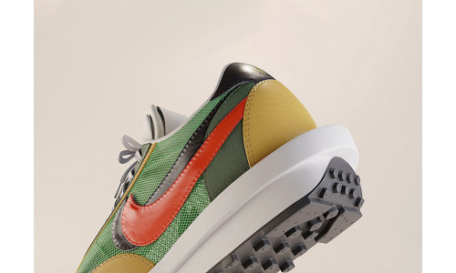 Nike Sacai LD Waffle Multi Green Low-poly 3D model