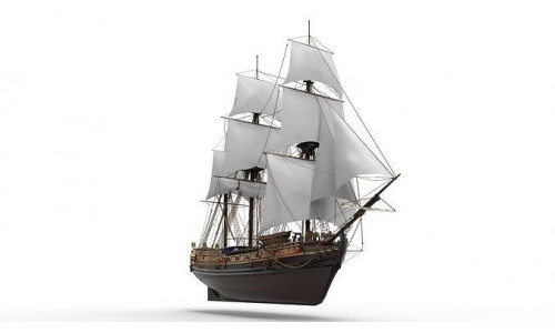 Sailing Ship Low-poly 3D model