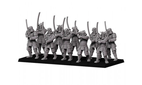 Samurai with Katana 3D model