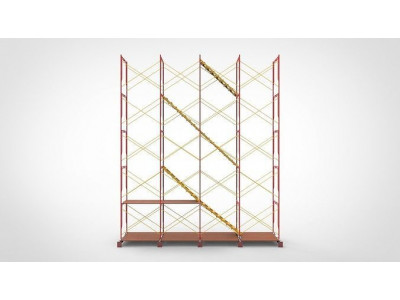 Scaffolding type H 3D model