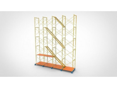 Scaffolding type H 3D model
