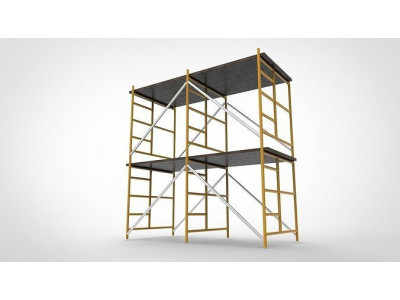 Scaffolding type J 3D model