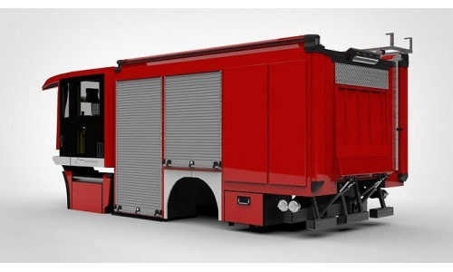 Schlingmann VARUS Castra with Teamcab 3D model