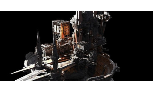 Sci fi Core Magma Mining colony 2  3D model
