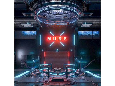 Sci-fi exhibition stand The Muse 3D model