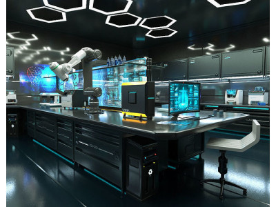 Sci Fi Interior laboratory 3D model