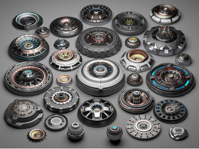 sci fi kitbash subdivision ready 3d model 3D model