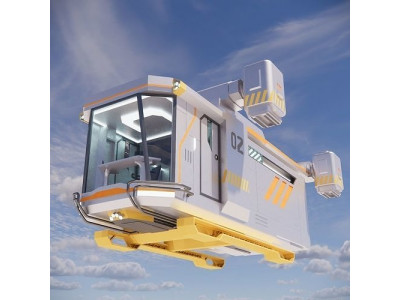 Sci-fi Personal Aircraft 002 3D model