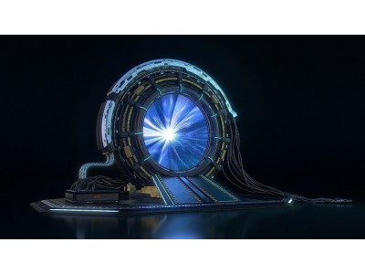 Scifi Portals Time Travel Devices 3D model