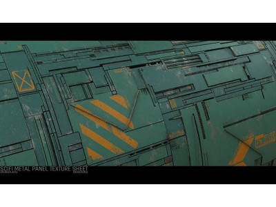 Scifi Wall Panel Texture Set F Texture