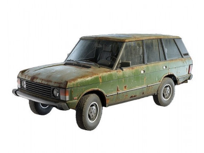 set of rangerover  car  with interior  in 9 color variants az9 Low-poly 3D model