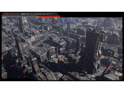 SF - CITY 3000 3D model