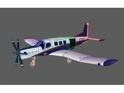 Skydiving Aircraft PAC750XL 3D model