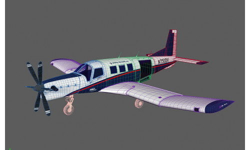 Skydiving Aircraft PAC750XL 3D model