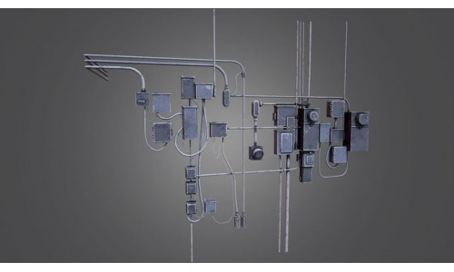 Small Electrical Box Collection  - 4K PBR Game Ready Low-poly 3D model