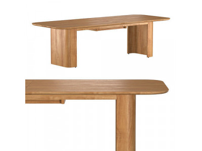 SOLARO TEAK RECTANGULAR DINING TABLE 3D model