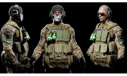 Soldier GAME READY Low-poly 3D model Low-poly 3D model