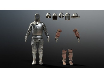 SOLDIER Medieval Knight 3D model