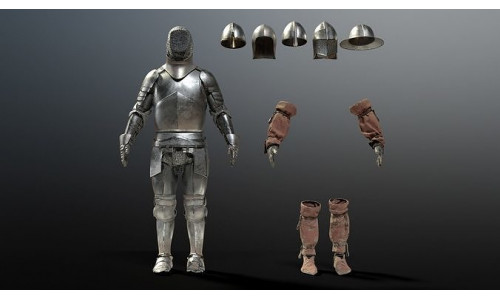 SOLDIER Medieval Knight 3D model