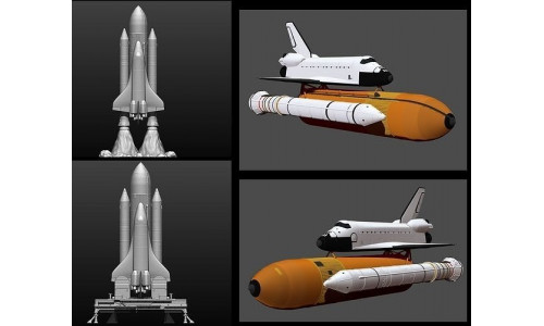 Space Shuttle file STL for 3D printer  3D print model