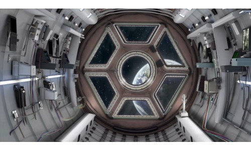 Space shuttle interior 3D model