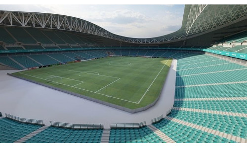 Stadium 3D model  Low-poly 3D model