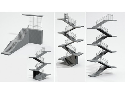 Stairs 3D model