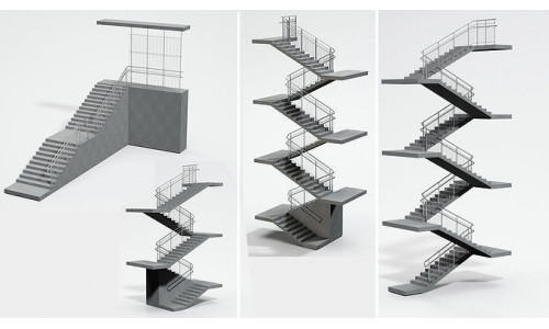 Stairs 3D model