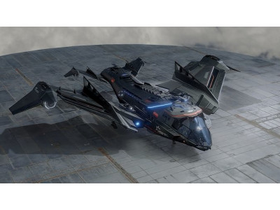 Star Fighter - Rigged-High Resolution Textured - include inside Low-poly 3D model