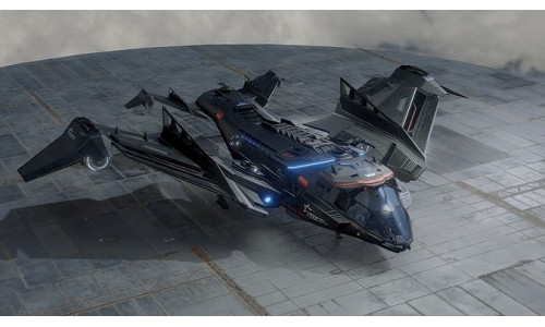 Star Fighter - Rigged-High Resolution Textured - include inside Low-poly 3D model