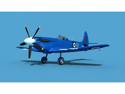 Supermarine Spitfire Mk XVIII V05 3D model