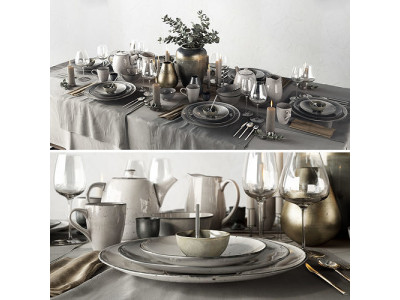 Tableware Set 3D model