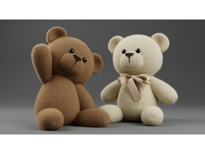 Teddybear toys 3D model