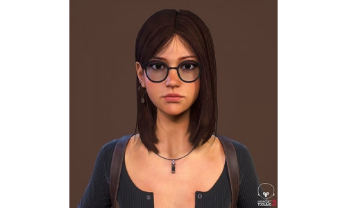 Teenage girl 3D model