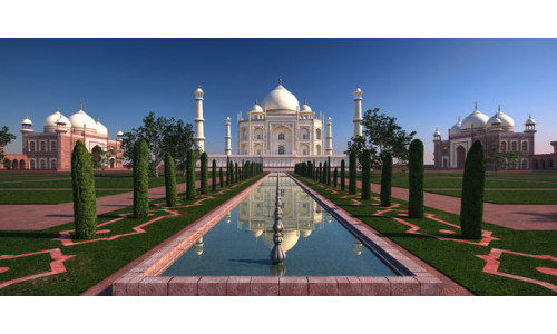 The Taj Mahal 3D model