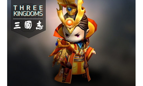 Three kingdoms - Additional Hero Osibil Low-poly 3D model