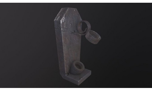 Torch Holder 3D Model Low-poly 3D model