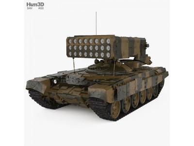 TOS-1A Solntsepyok 3D model