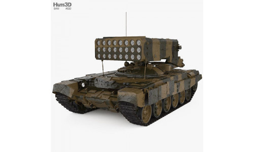 TOS-1A Solntsepyok 3D model