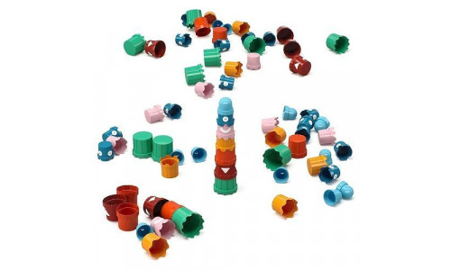 Toy building beakers IKEA UPPSTA 3D model