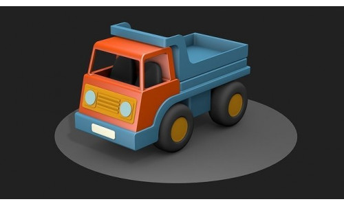 Toy DUMP truck 3D model