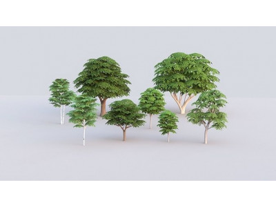 Tree Pack Low Poly G86 Low-poly 3D model